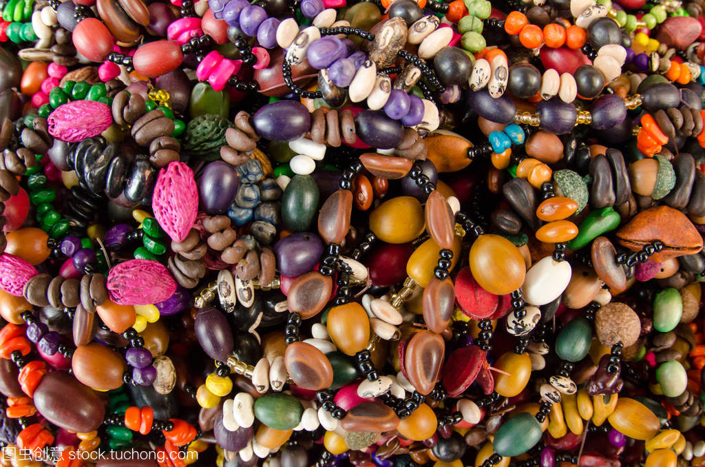 墨西哥的珠子,印度手工艺品市场,圣克里斯托瓦尔拉斯卡萨斯,墨西哥恰帕斯